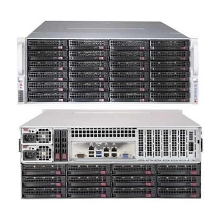 Supermicro SuperChassis 1280W 4U RackmountServerChassis(Blk), CSE-847BE2C-R1K28LPB CSE-847BE2C-R1K28LPB
